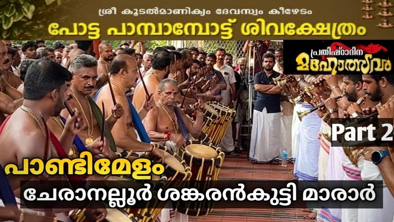Pandi Melam | Cheranalloor Sankarankutty Marar | Pambabottu Siva Temple Pradhishtadina Ulsavam 2025