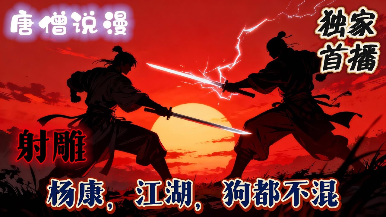 《射雕杨康：江湖，狗都不混》杨康左手握兵权，右手练神功，厉兵秣马整军备武。先平蒙古各部，再压南宋君臣，天下尽在掌握！#穿越#有聲書 #完结文 #热血 #武俠 #金庸 #一口气看完