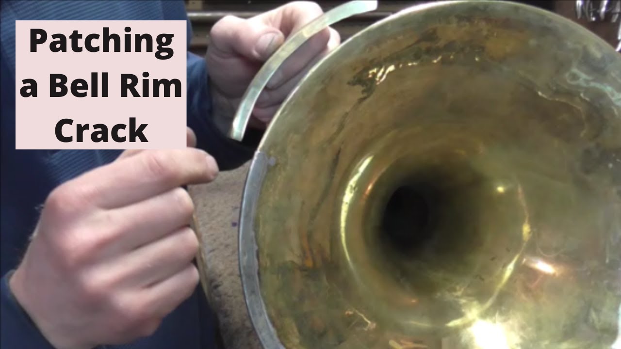 Patching a Bell Crack: Restoring an Antique French Horn #4