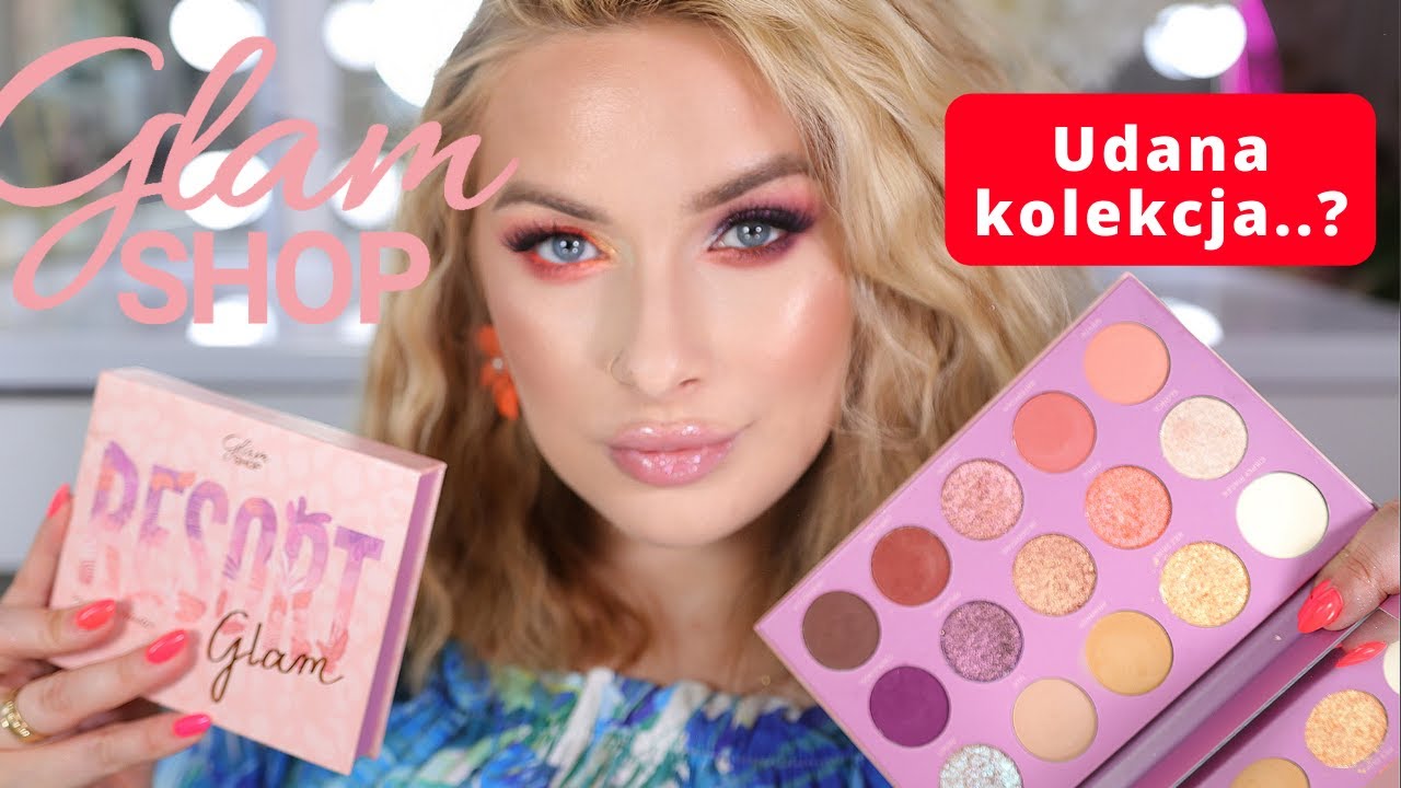Test-GLAM RESORT- co warto kupić? TUTORIAL| Piękne błyski, piękna plama.. 😅😂