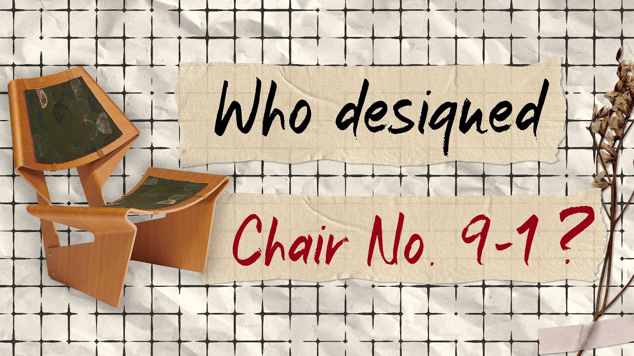 Who designed the Chair No. 9-1/GJ Chair? The story behind the iconic moulded plywood design