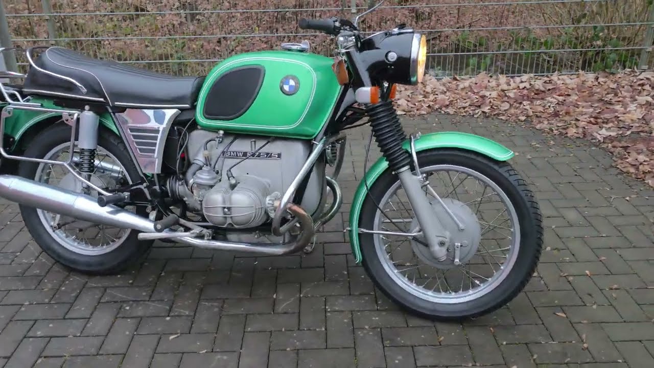 BMW R 75.5 / Bj. 07.1973 im Originalzustand.