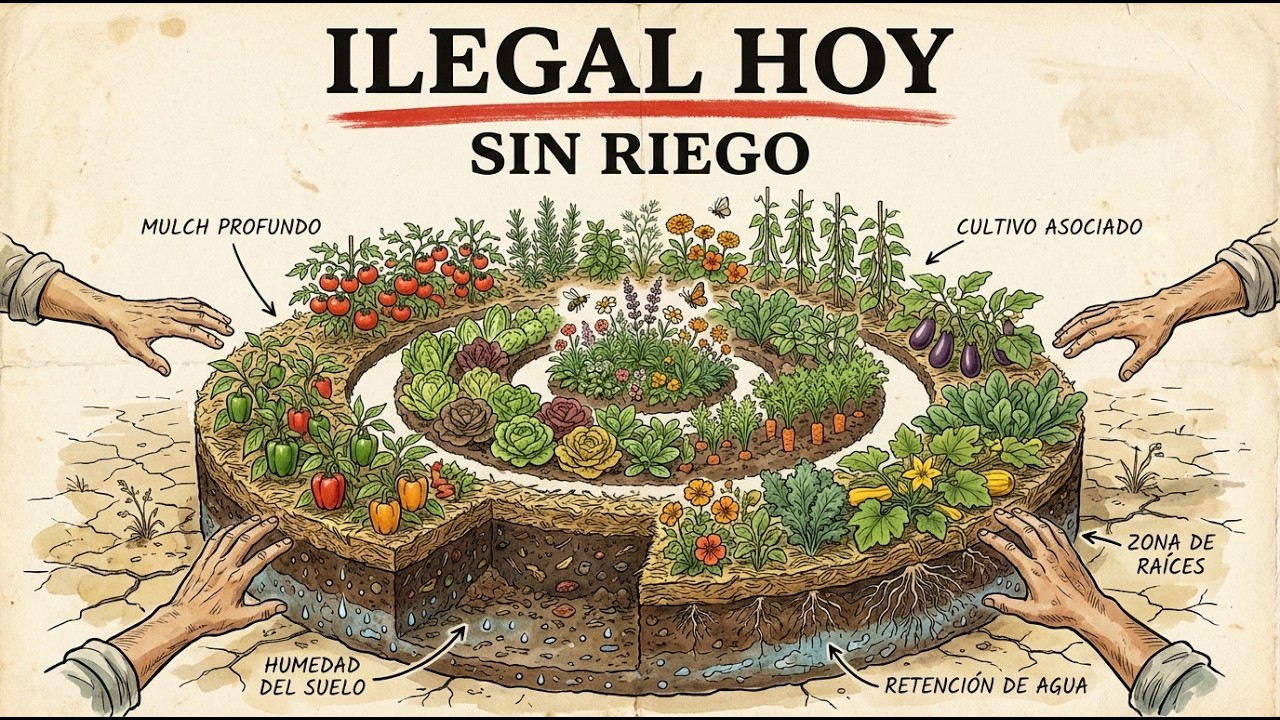 El sistema de jardín sin agua de 800 años (hoy ilegal)