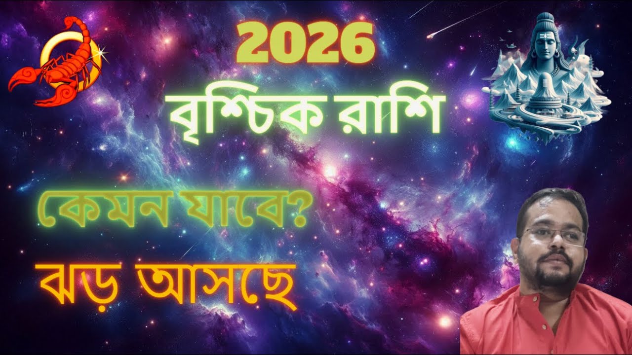 ২০২৬ সালে বৃশ্চিক রাশির কেমন যাবে? Scorpio Sign - Transit Effects - How 2026 will be?