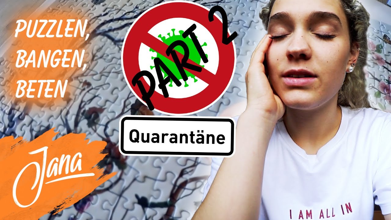 Komme ich endlich RAUS? | Wie ich mit der CORONA-QUARANTÄNE umgehe | Jana vloggt | #73