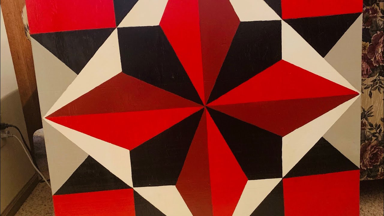 Time lapse of Director’s Choice 3x3 Barn quilt
