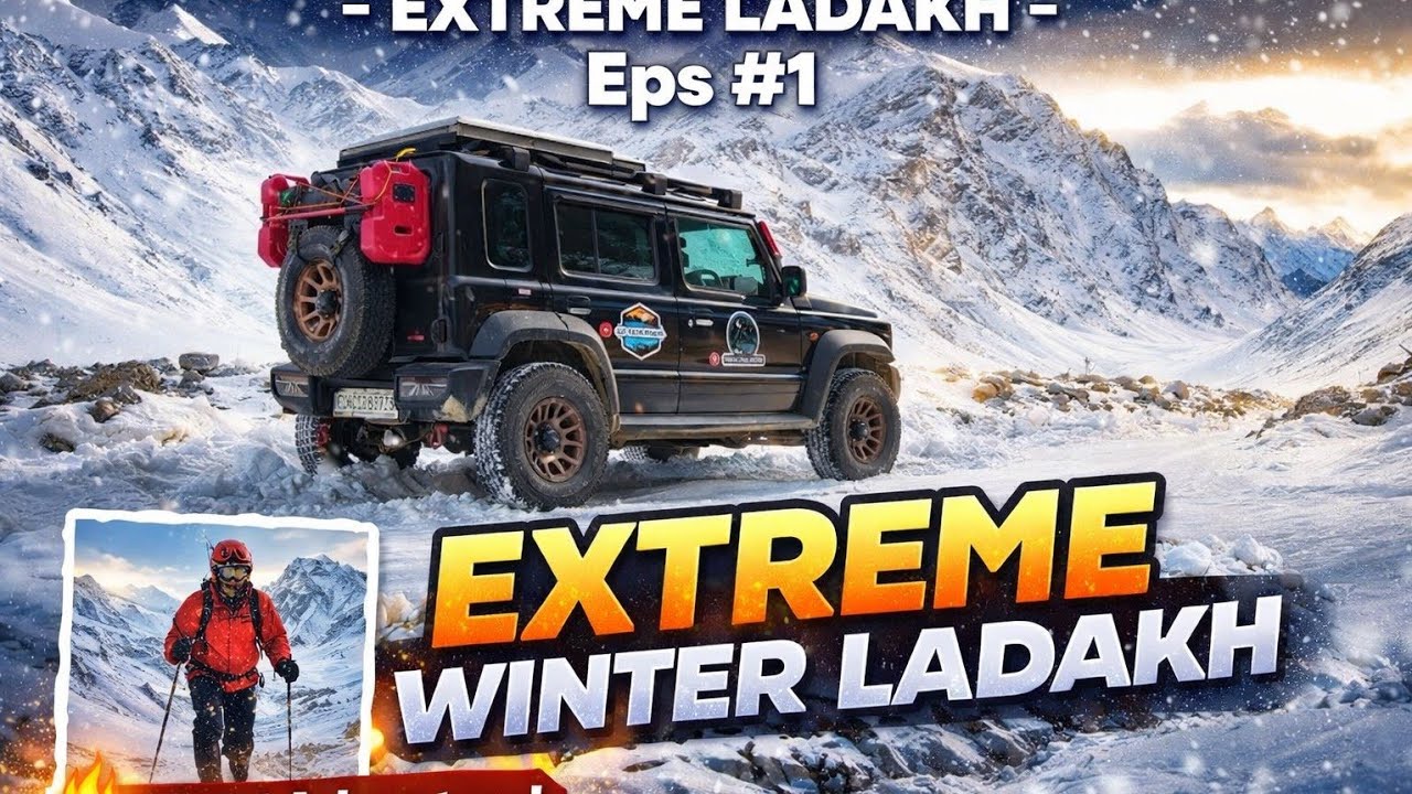 Winter Ladakh Road Trip Day 1 