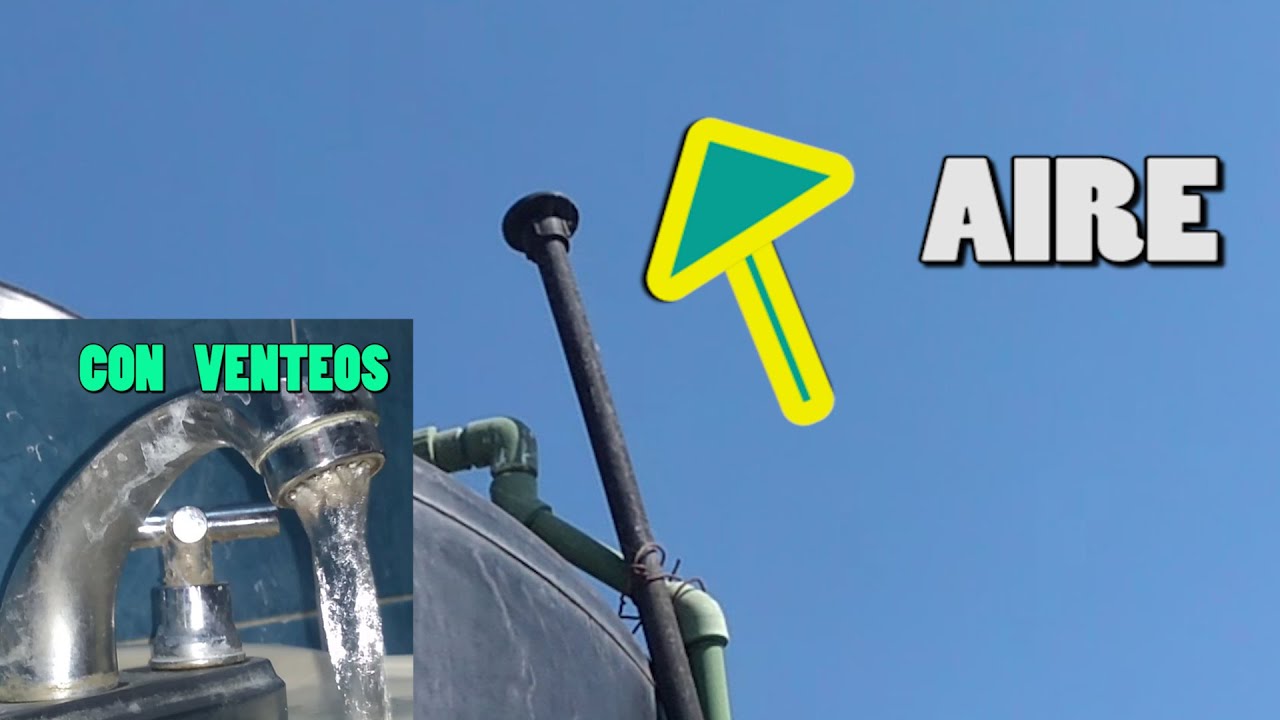 Qu&eacute; es el ruptor de vac&iacute;o (Jarro de aire o venteo) para que es tubo respiradero en tinaco o tanque