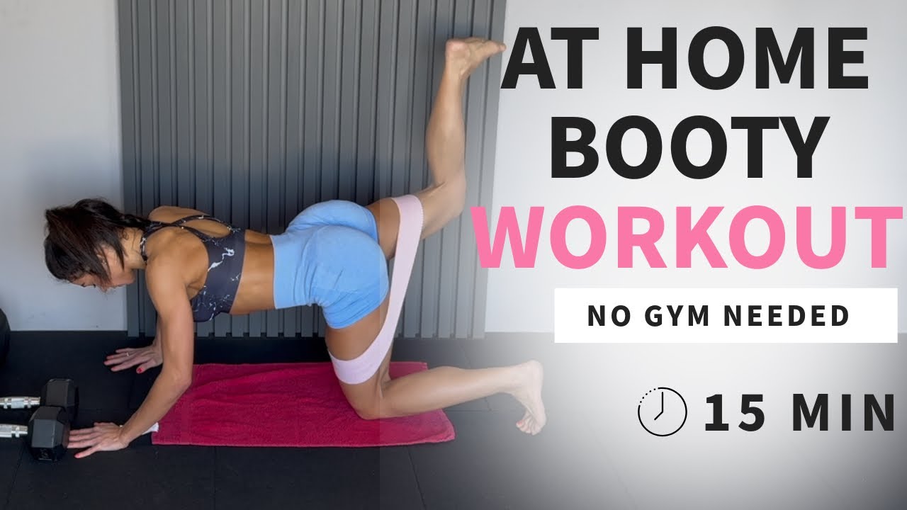 VISIBLE Glute Gains in 15 Minutes 💥 No Gym Needed! (Band & Dumbbell Only)