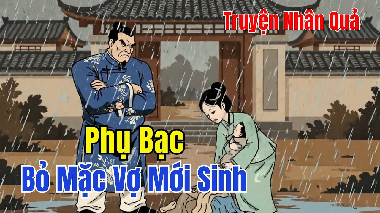 QUẢ BÁO HIỆN ĐỜI: Chồng Phụ Bạc Bỏ Vợ Mới Sinh – Quả Báo Nhân Quả Khiến Ai Cũng Rùng Mình