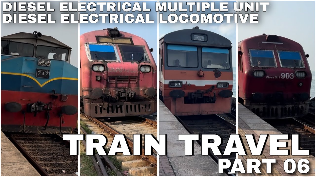 Diesel electrical multiple unit and Diesel electrical locomotive and Diesel multiple units Trains 