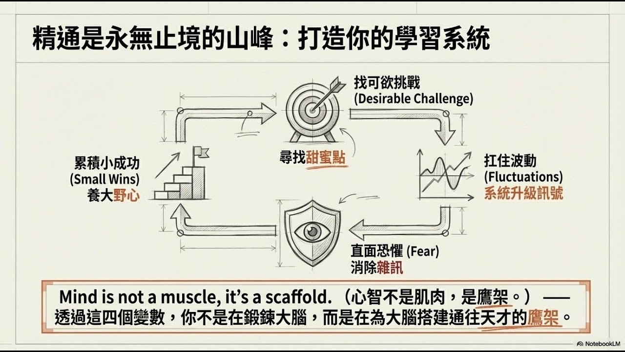 超速進步＝可欲挑戰×波動×恐懼×小成功