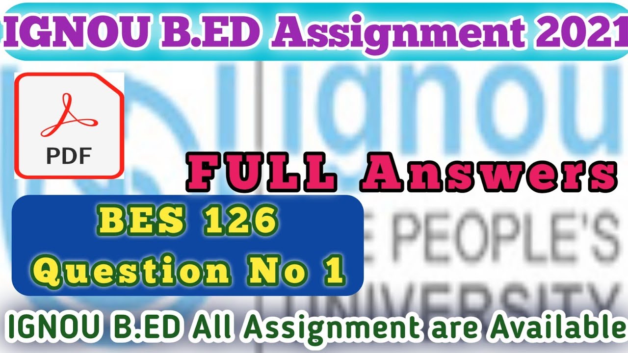 BES 126 solved Assignment Answers Question No 1 Full Ignou B.Ed KNOWLEDGE AND CURRICULm