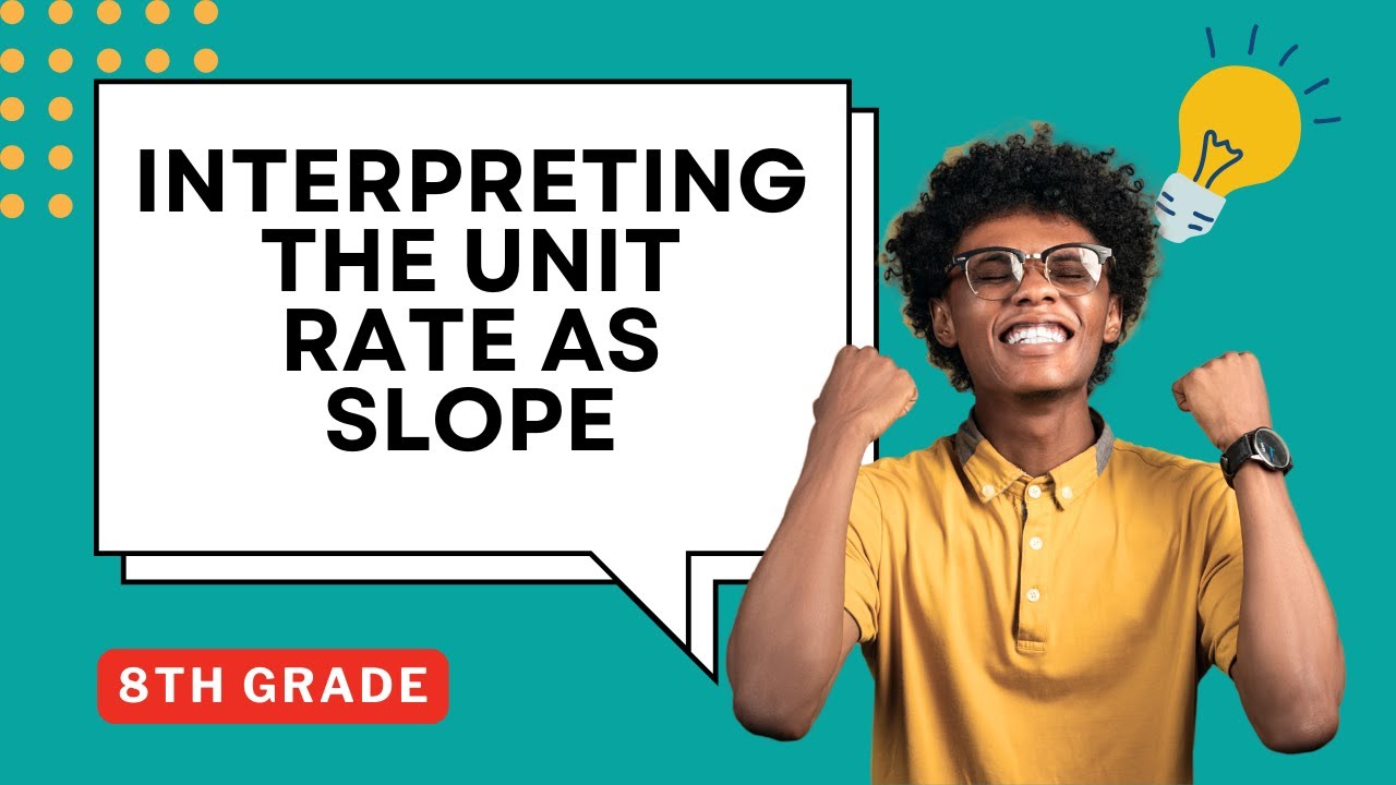 Interpreting the Unit Rate as Slope Guided Notes 8th Grade Math