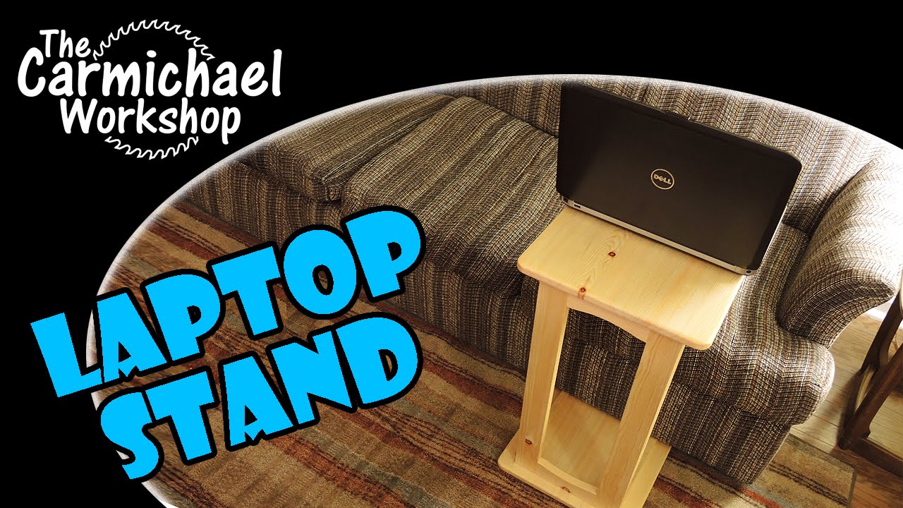 Laptop Stand, Snack Table, or Bedside Desk - Weekend Woodworking Project