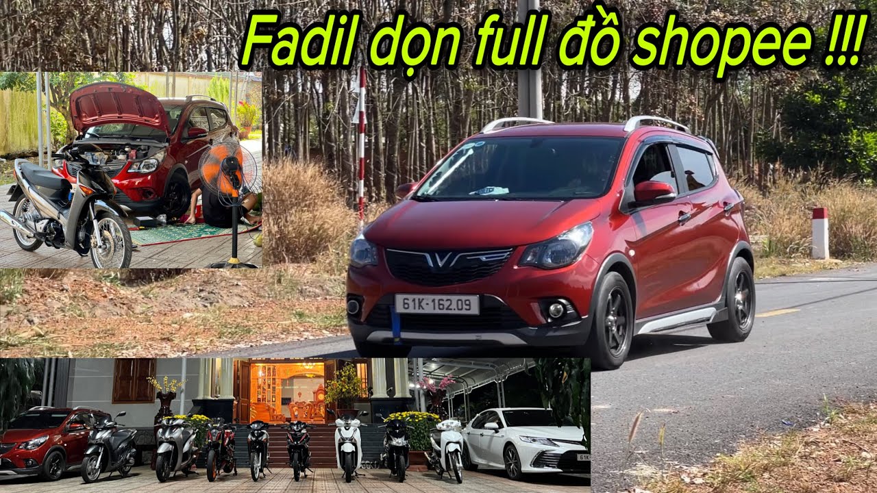 Độ Vinfast Fadil Dọn Full Đồ Shoppe Ăn Tết Sẽ NTN  !!!