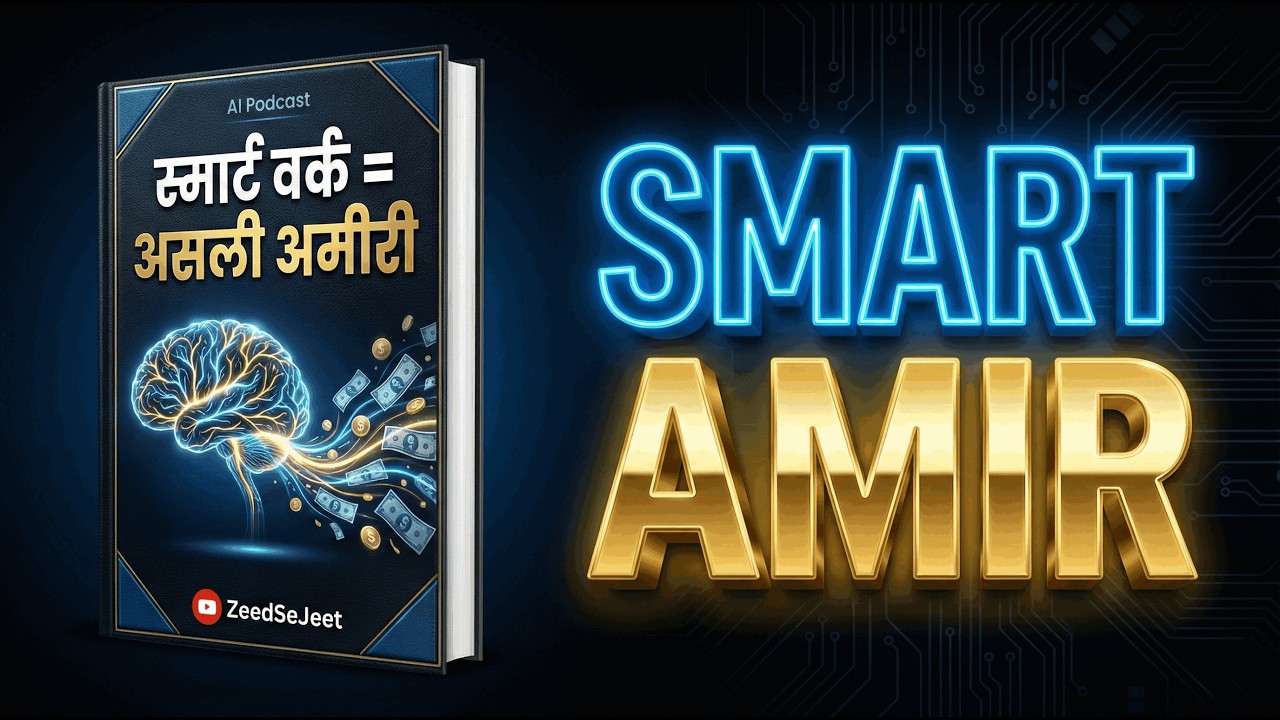 स्मार्ट वर्क से अमीर बनो 💰 | Lazy Millionaire Mindset Explained | AI Podcast Hindi