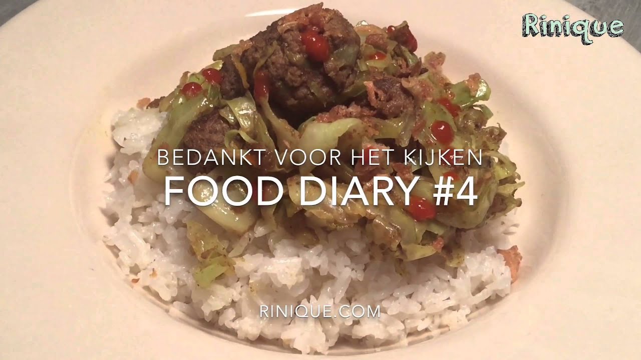 Food Diary #4 - Rundergehakt, masala & Spitskool | Mary Mary - Love you that much