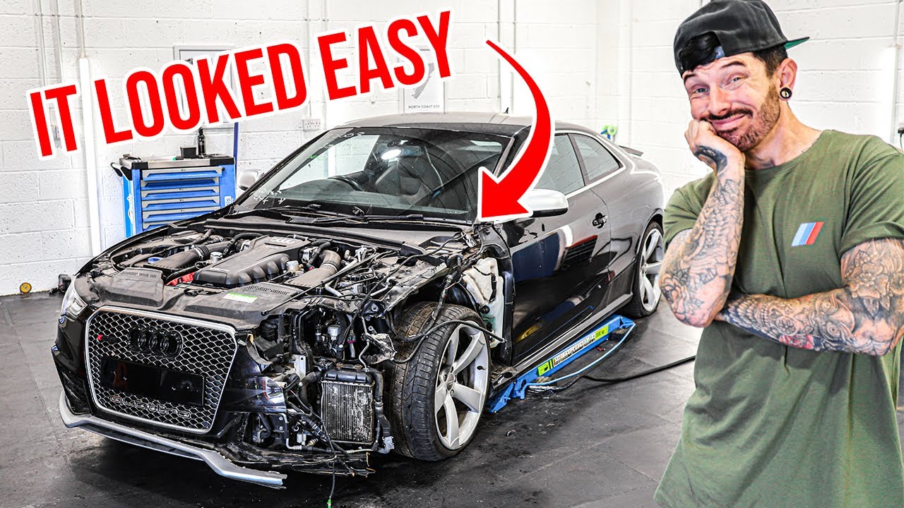 HOW BADLY DAMAGED IS THE CHEAPEST AUDI RS5