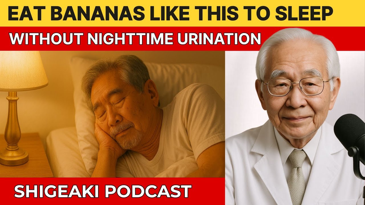 Japan's Oldest Doctor: Eat Bananas Like THIS to Sleep All Night | No More Nighttime Urination