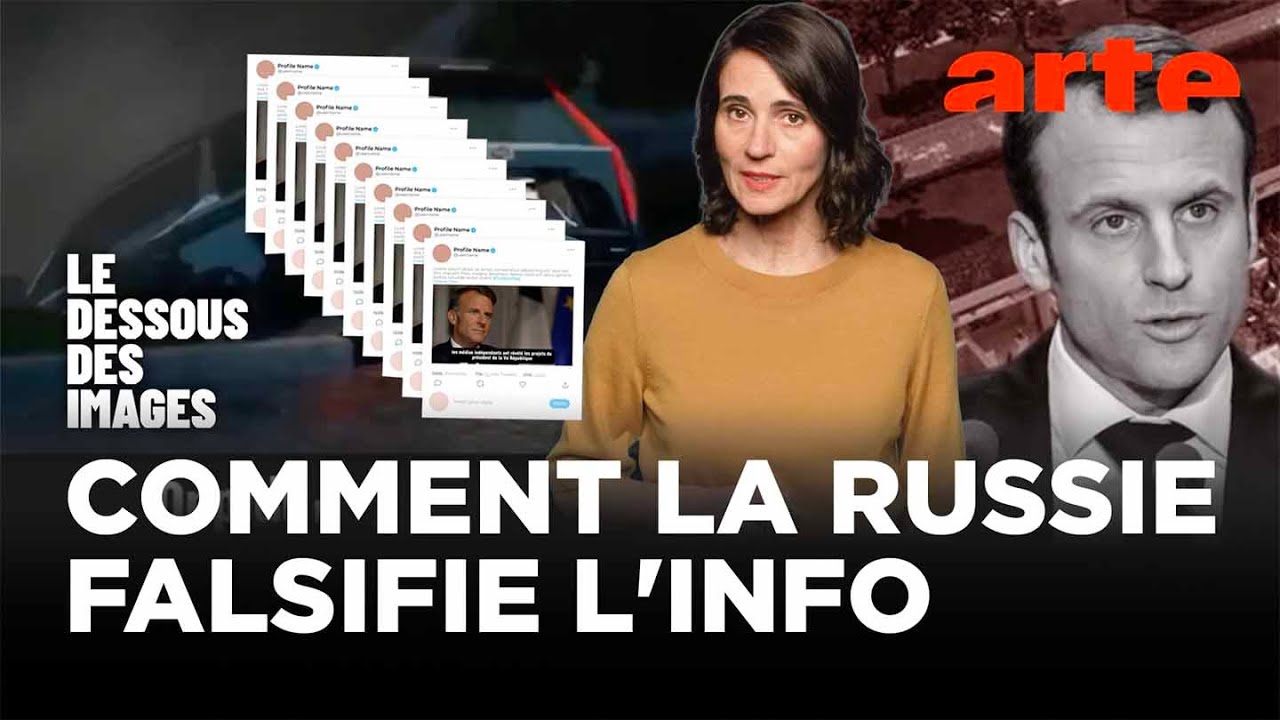 Le (faux) bunker secret d'Emmanuel Macron par la désinformation russe - Le dessous des images - ARTE
