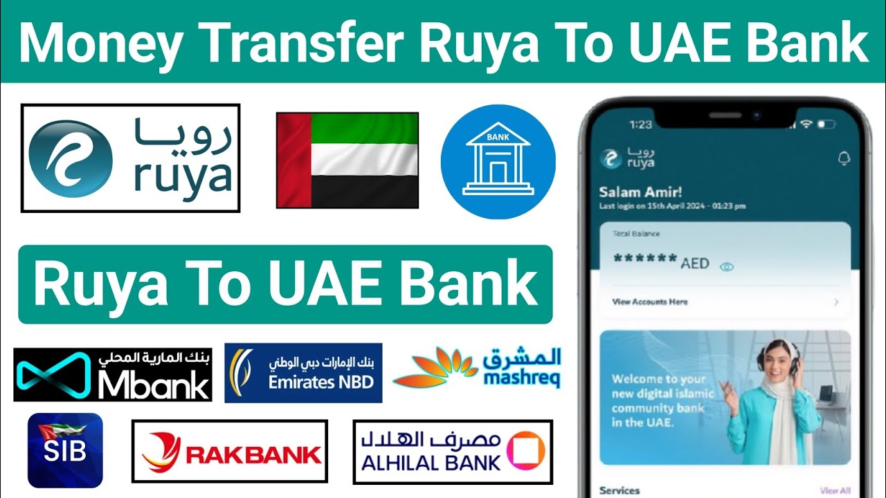Ruya Bank To UAE Bank Money Transfer | Ruya Bank Money Transfer &radic;
