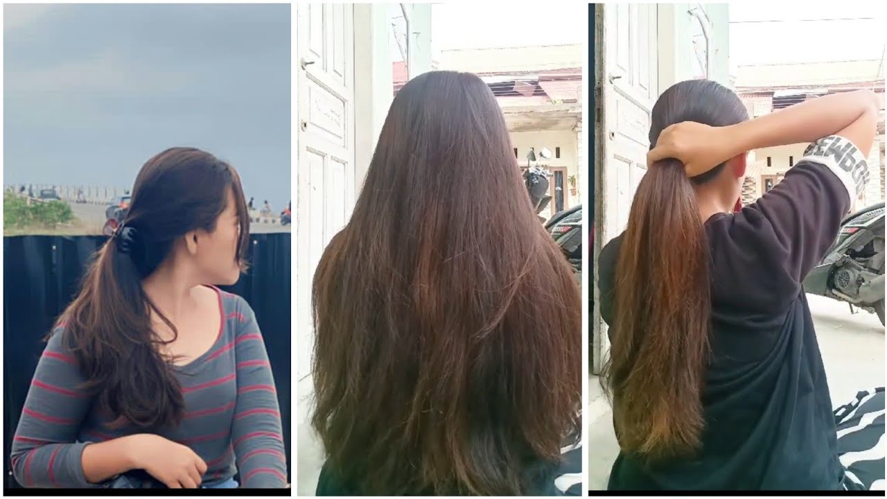 RAMBUT PANJANG CANTIK PIRANG DIPOTONG PENDEK | LONG CURLY HAIRCUT TO SHORT