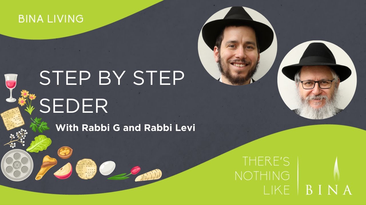 Step by step Seder with Rabbi&rsquo;s Gourarie and Levi