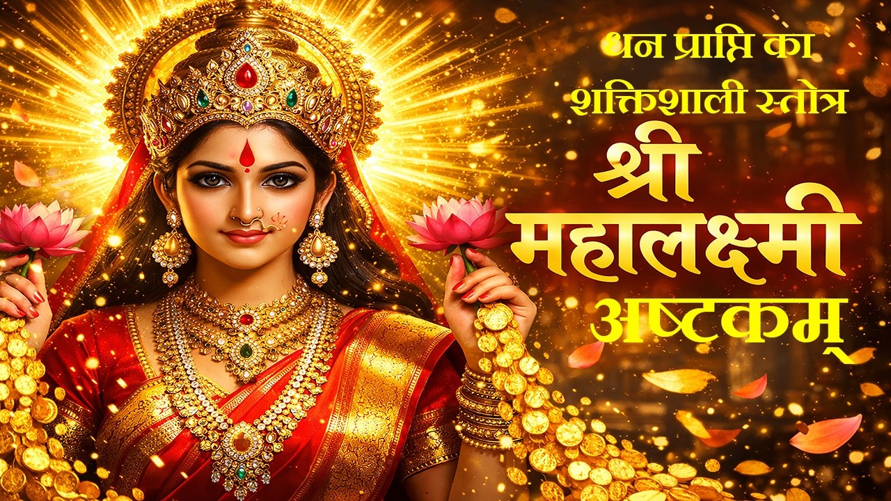 🌸श्री महालक्ष्मी अष्टकम् स्तोत्र | Mahalaxmi Ashtakam | धन, सुख और समृद्धि के लिए शक्तिशाली स्तोत्र