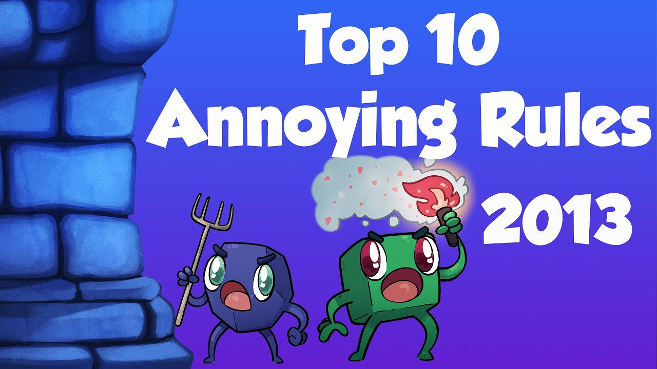 Top 10 Annoying Rules in Board Games