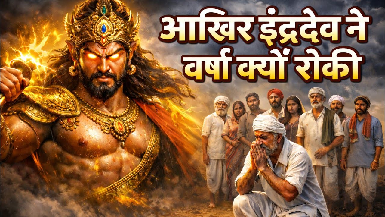 आखिर इंद्रदेव ने वर्षा क्यों रोकी 