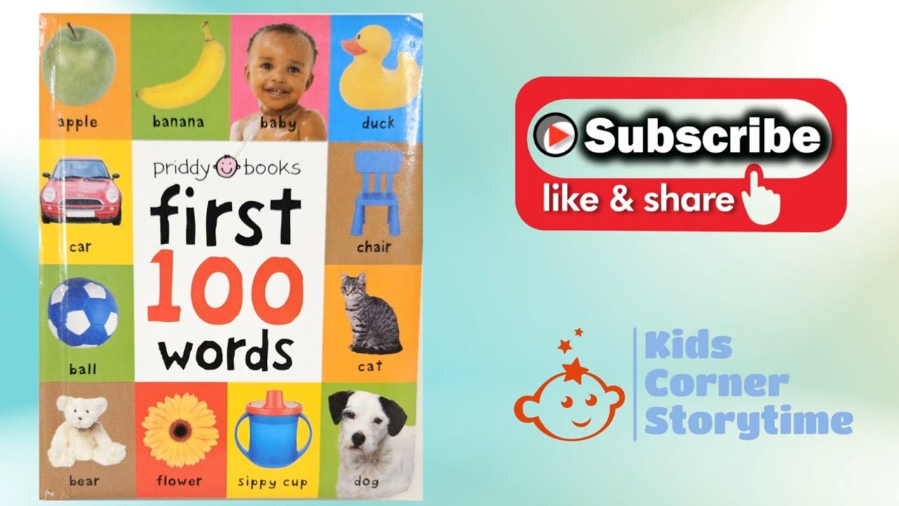 Learn 100 First Words Book / Priddy Books #education #firstwords