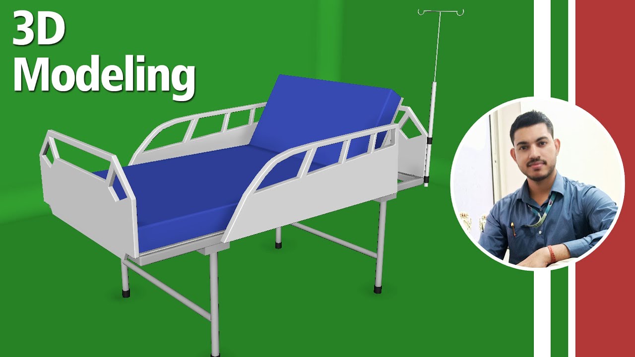 Autodesk Maya | How to model a Hospital Bed | Interior modeling | Akash Nayak | 𝐈𝐆 : 𝐧𝐲𝐤_𝐚𝐤𝐚𝐬𝐡_𝟎𝟎𝟏