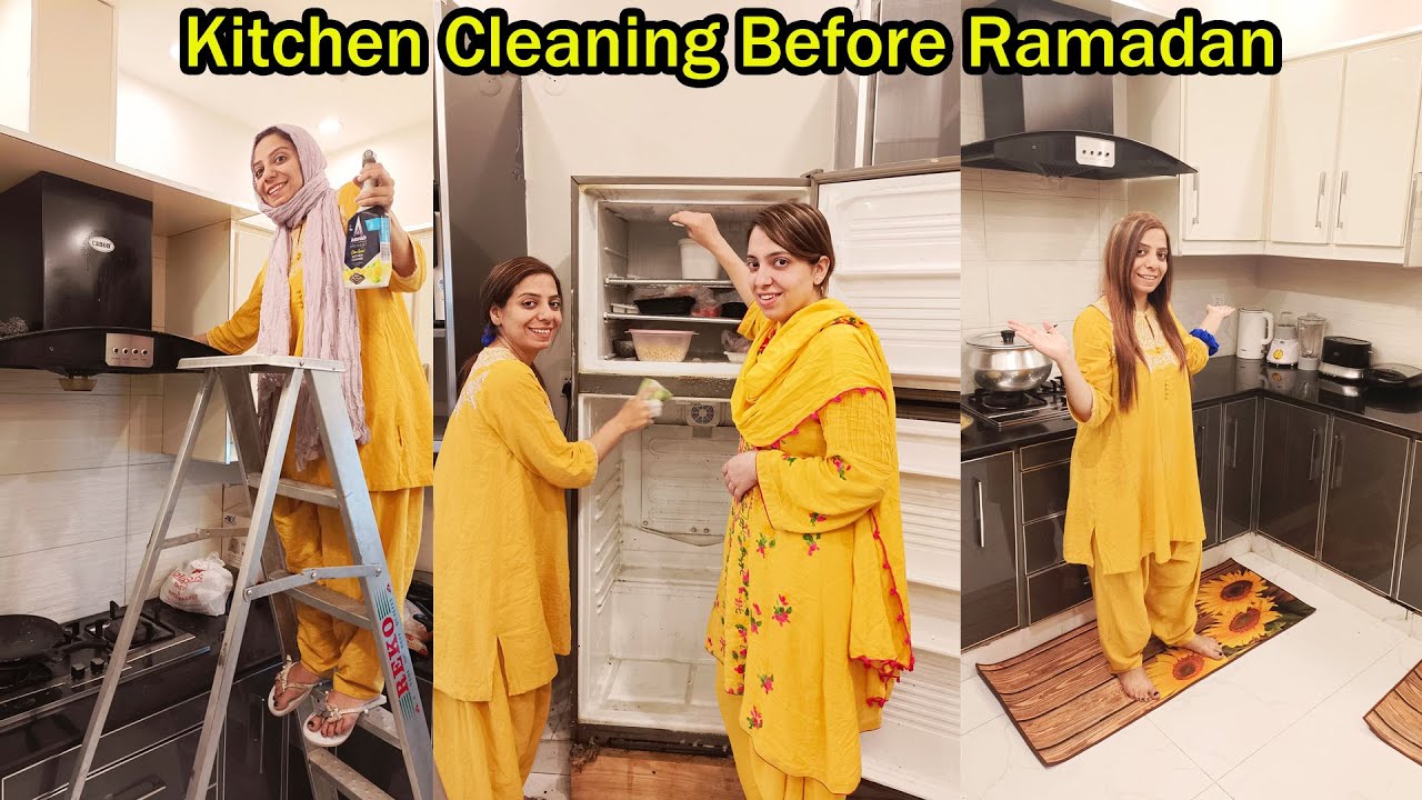 Ramadan Se Pehle Ayesha & Momina Ne Ki Kitchen Cleaning | Deep Cleaning Vlog 2024 | Ayesha & Momina
