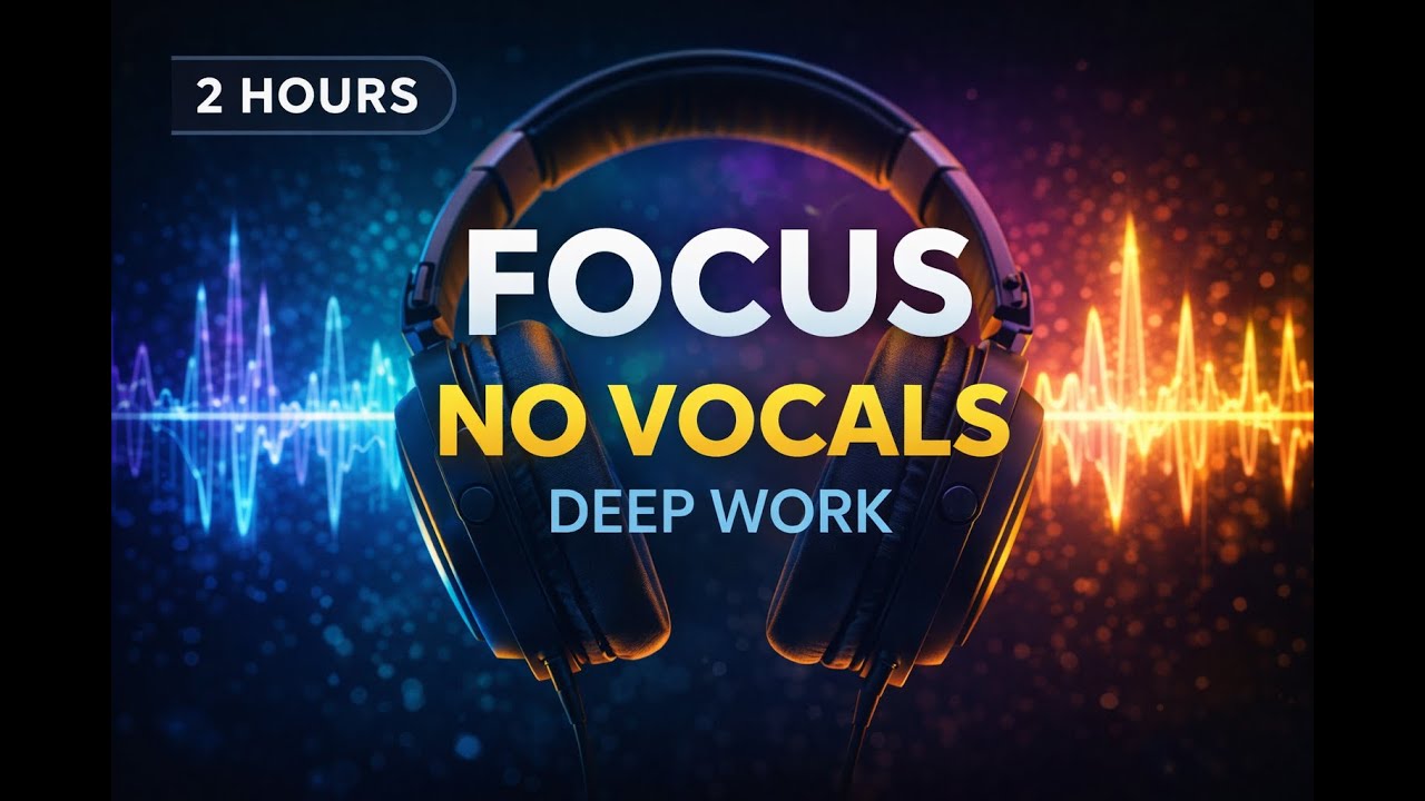 Focus Music – Instrumental Beats for Deep Work (No Vocals)
