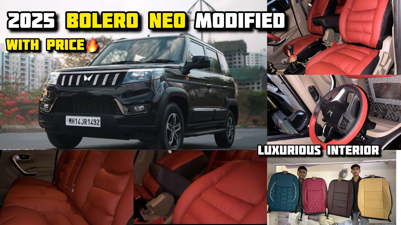 “Bolero Neo 2025 Interior MODIFIED 💥 | Luxury Seat Covers + Full Base to Top Pricing 🏆”