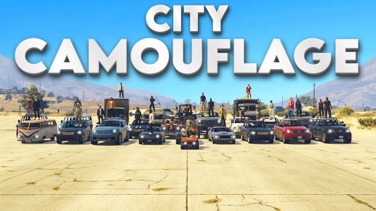City Camouflage with 30 PLAYERS in GTA 5
