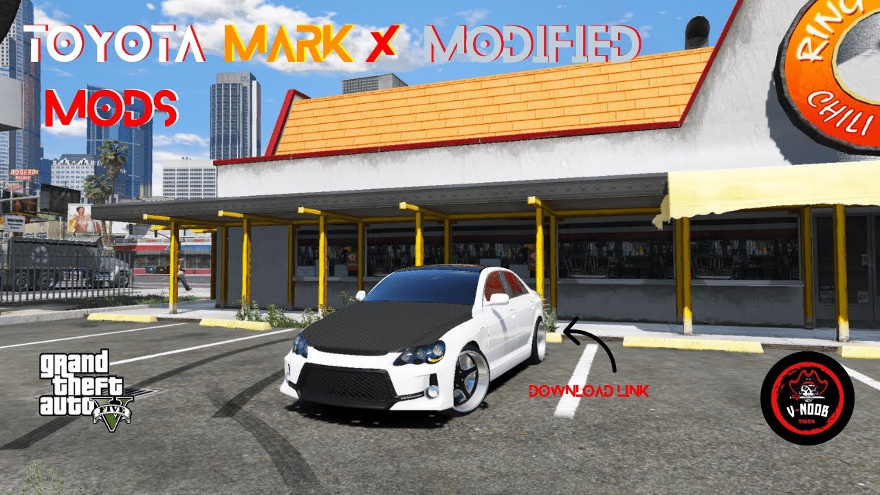 Toyota Mark X Animated Mod with Sound In GTA 5 (Hindi/Urdu)