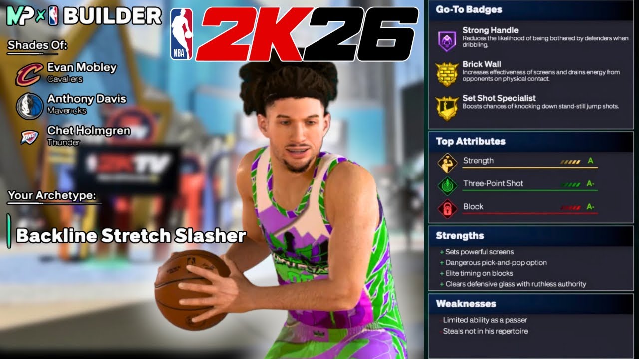 I MADE THE MOST BALANCED BIGMAN IN NBA 2K26… 