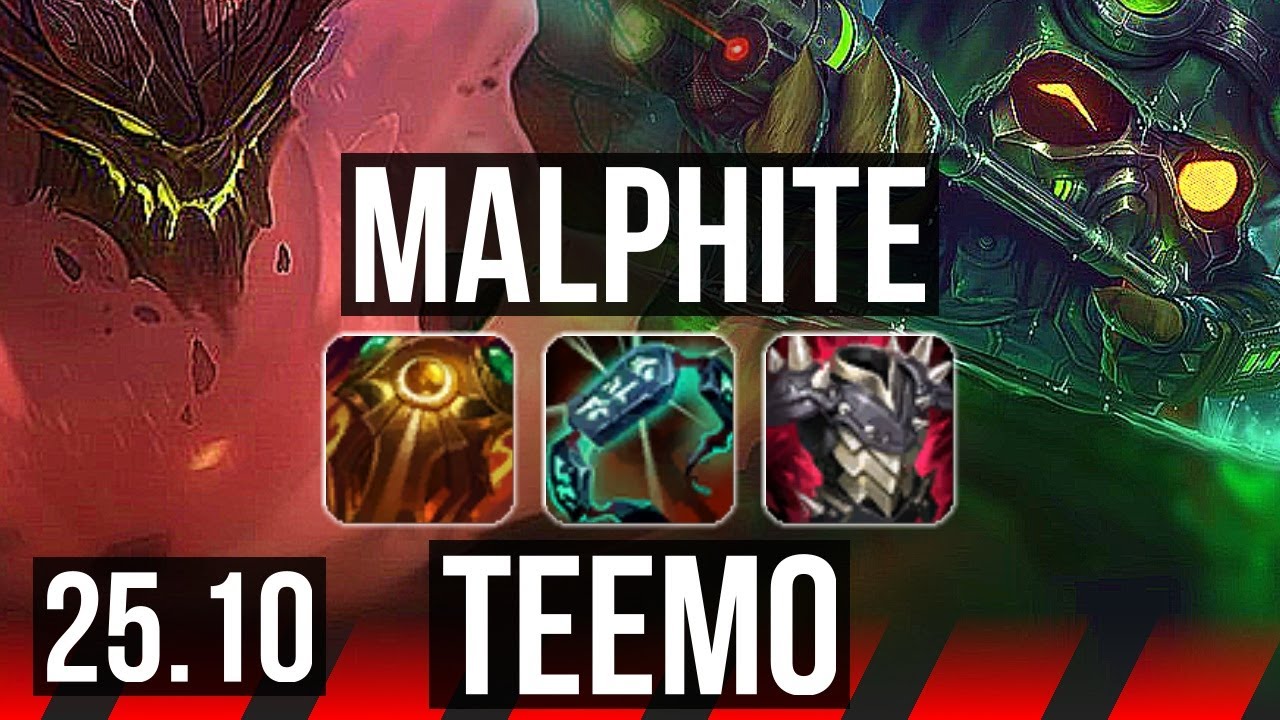 MALPHITE vs TEEMO (TOP) | 5/1/12 | KR Master | 25.10