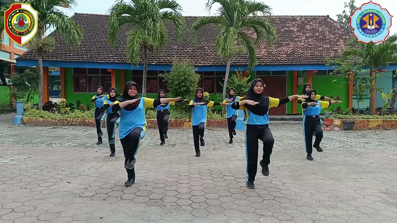 Lomba Senam Anak Indonesia Hebat 2025_SMPN 1 DAWARBLANDONG, Kab. Mojokerto, Prov. Jawa Timur