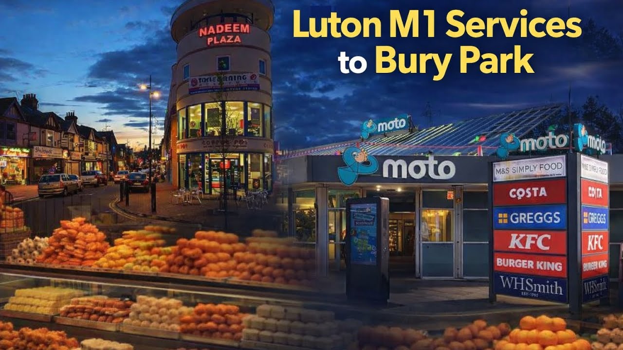 Luton M1 Services To Bury Park