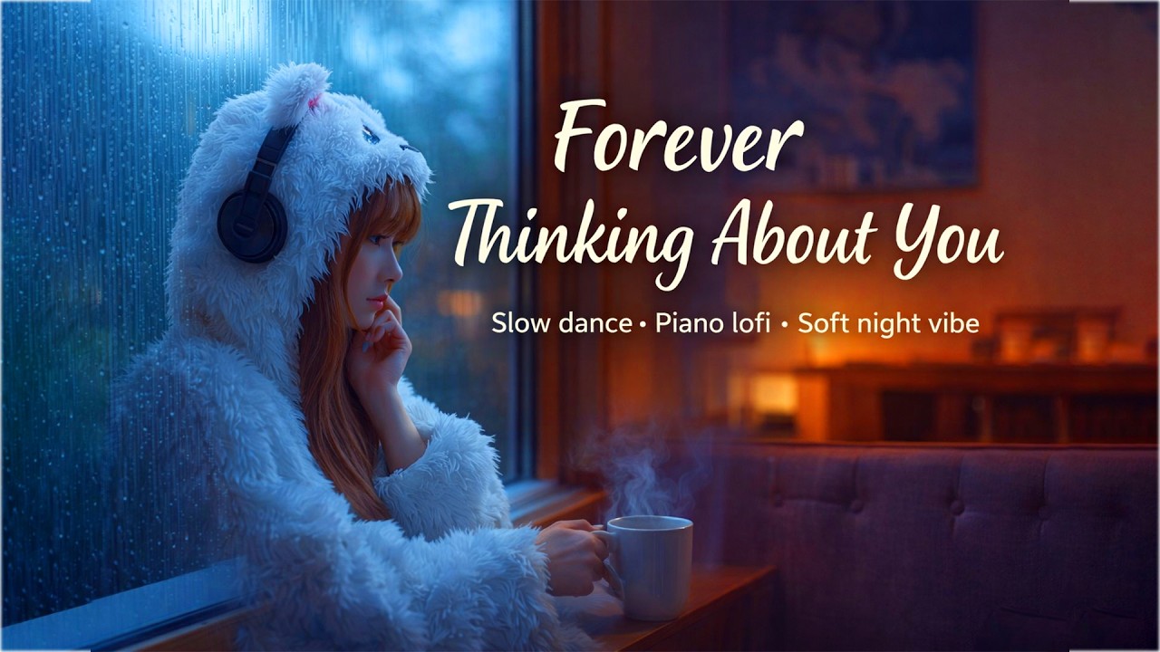 🌙 Forever Thinking About You – A Slow Dance Piano Lofi for Quiet Nights | Midnight Melodies