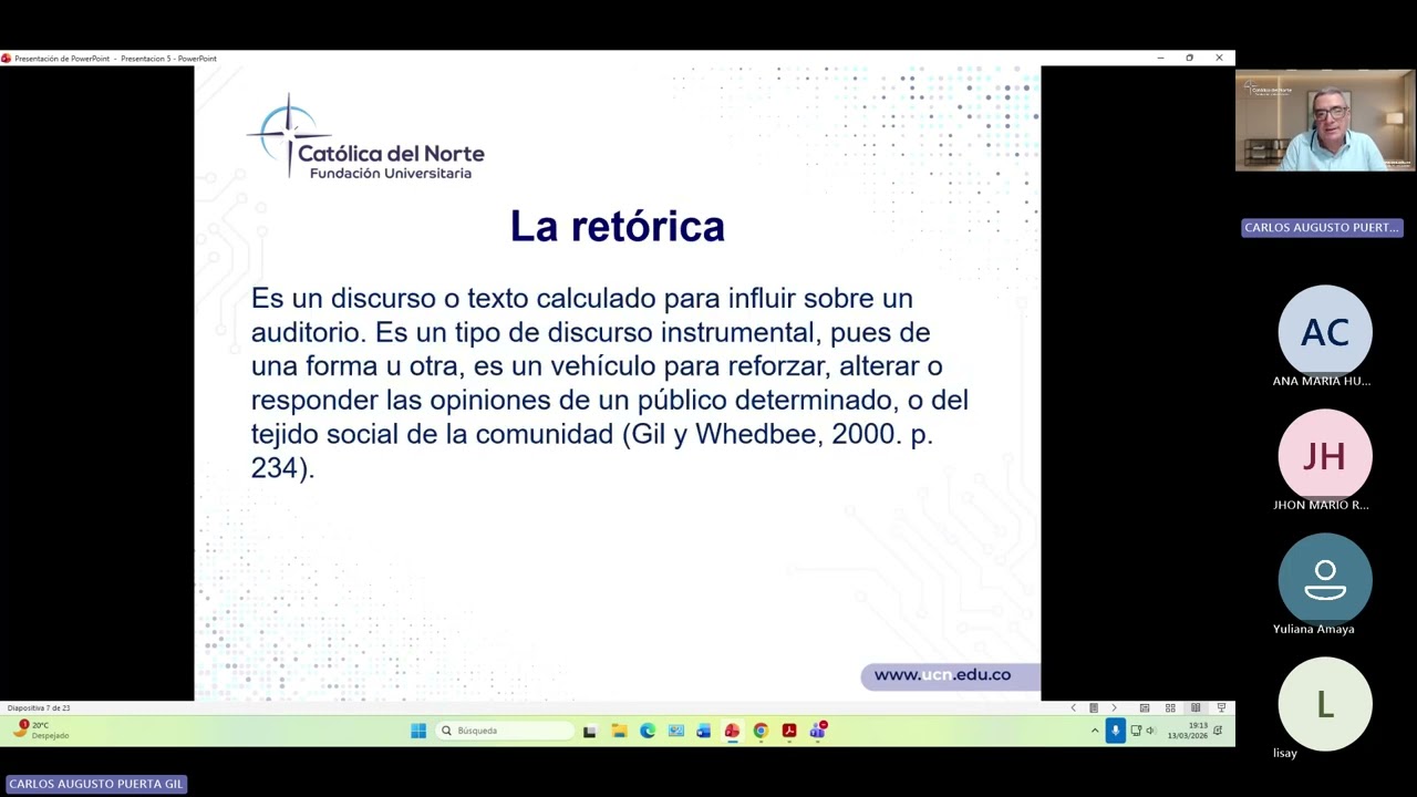 Encuentro Fundamentos Teóricos del Lenguaje 5 3 2026