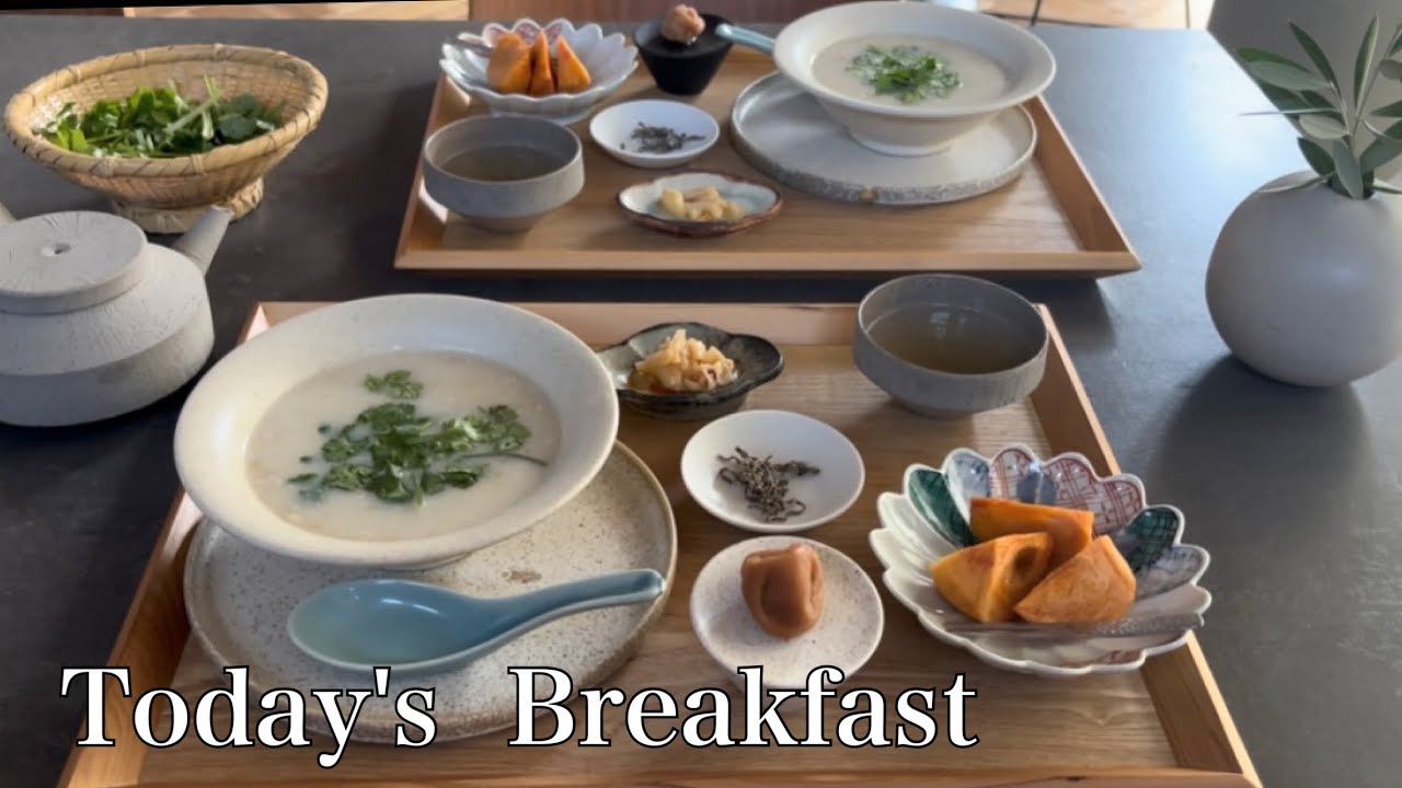【Daily Vlog】こだわりの器でいただく中華粥。日常を彩るテーブルセッティング【チーズホンデュパーティー】