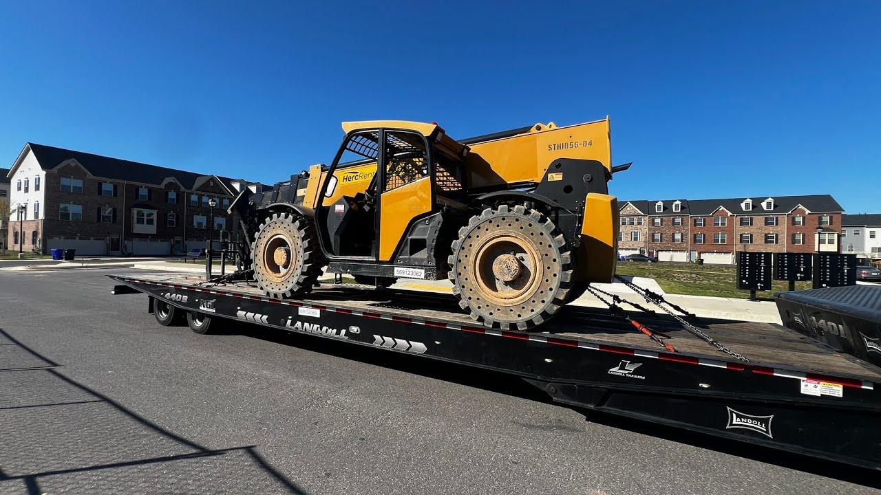 TeleHandler Tales Pt.1 l Swapping Broken Machine for a Broken Machine 🥴l Sany STH1056A-Skytrak 6042