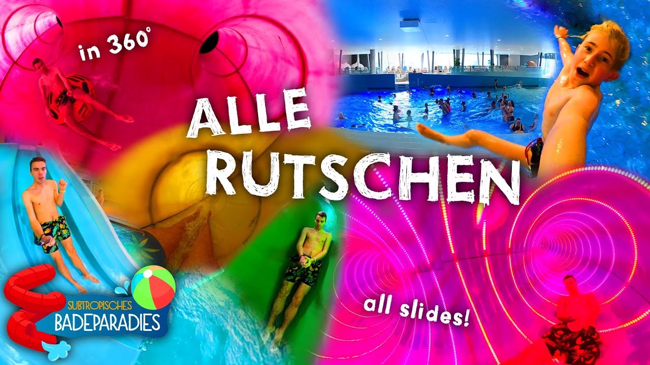 Weissenhäuser Strand - Subtropisches Badeparadies (Alle Rutschen/all slides in 360°) (2022)