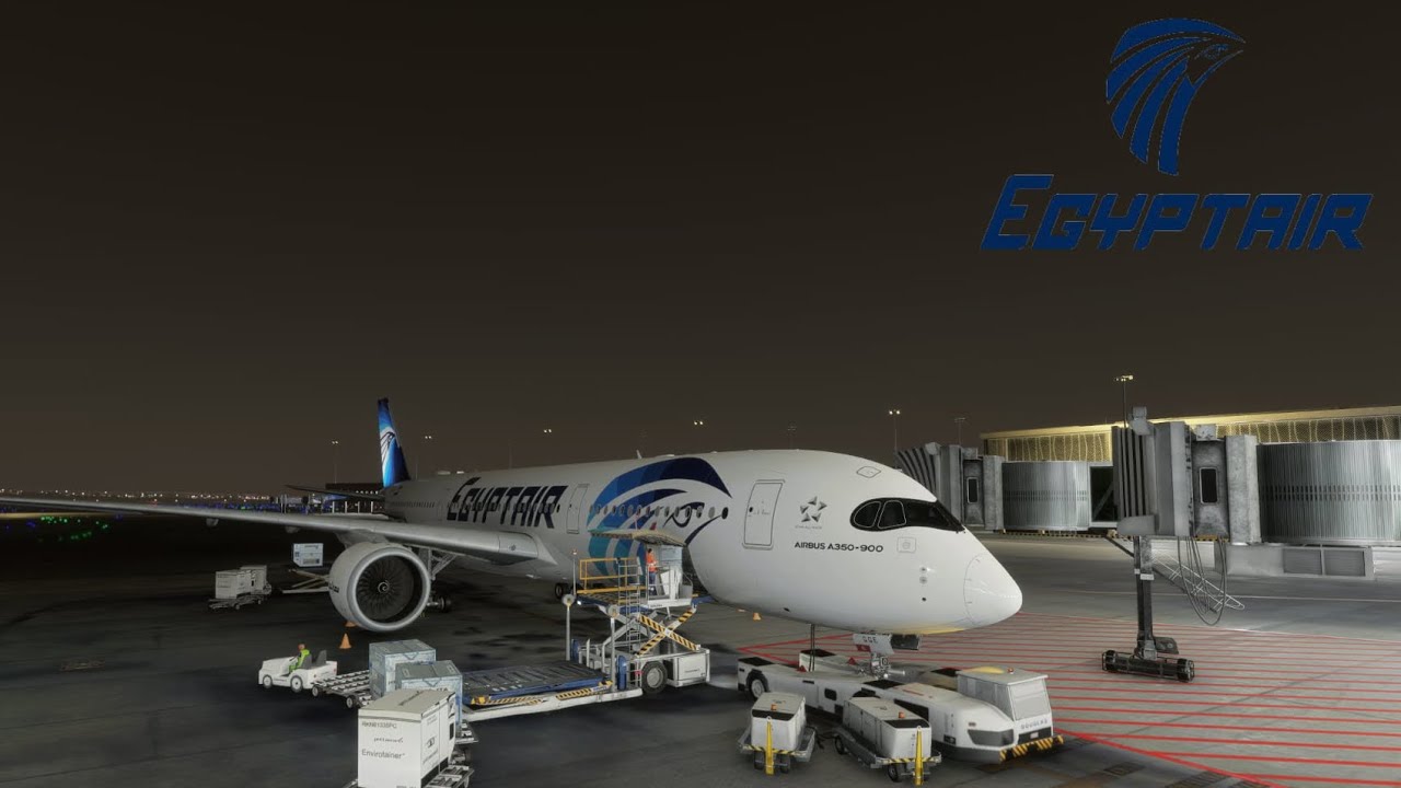 EgyptAir 🇪🇬 A350-900 ( Cairo To Rome ) #microsoftflightsimulator2024 