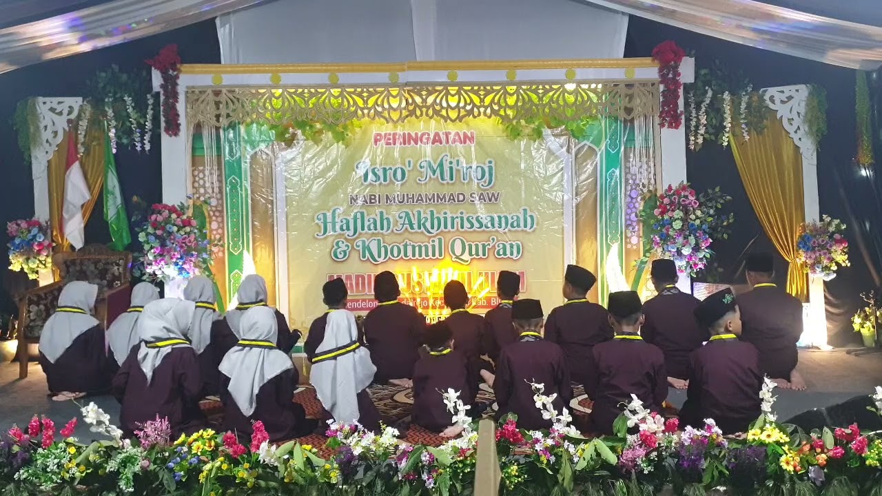 Prosesi Sungkeman - Haflah Akhirissanah MDT Bustanul Ulum 