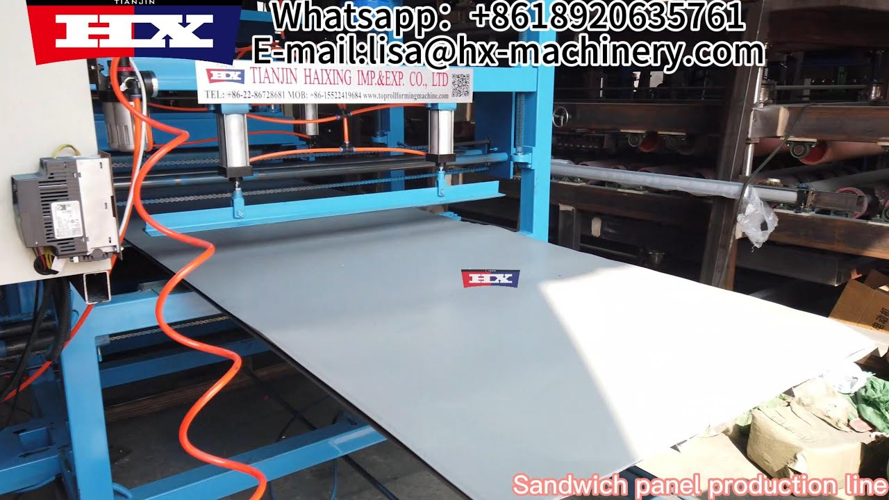 Fully Automatic Sandwich Panel Production Line - For PIR/PUR/Metal Rock Wool Panels